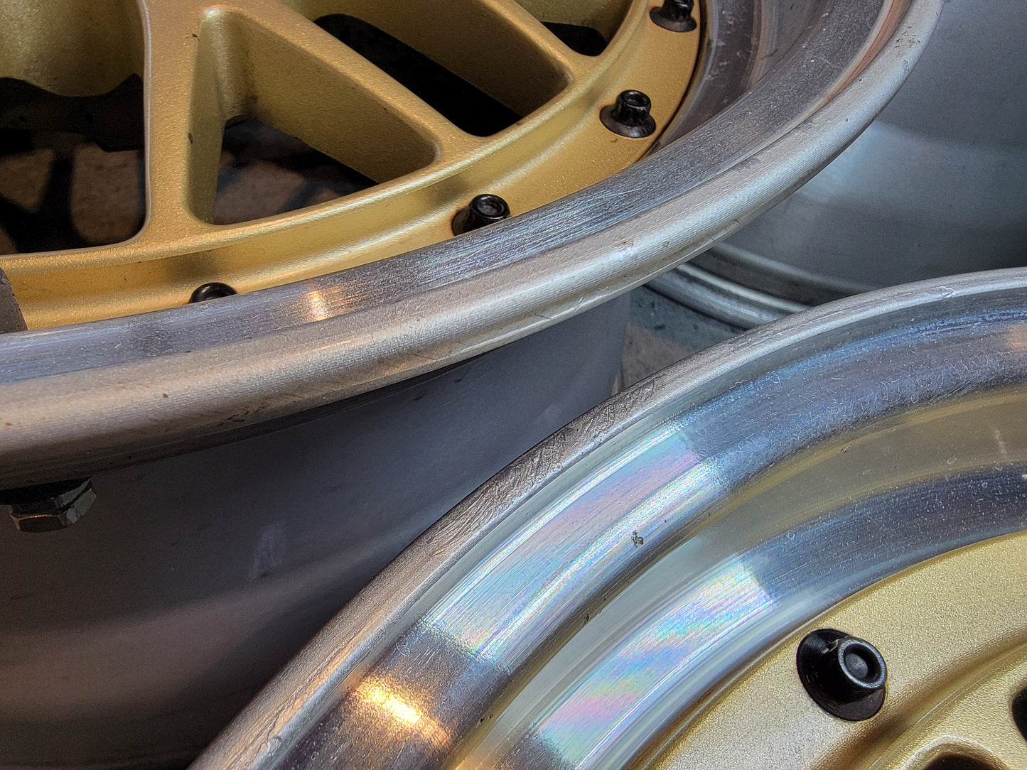 BBS LM 5X114.3 17x8 17x9 +40 LM075 LM074 Staggered Set of 4 Gold