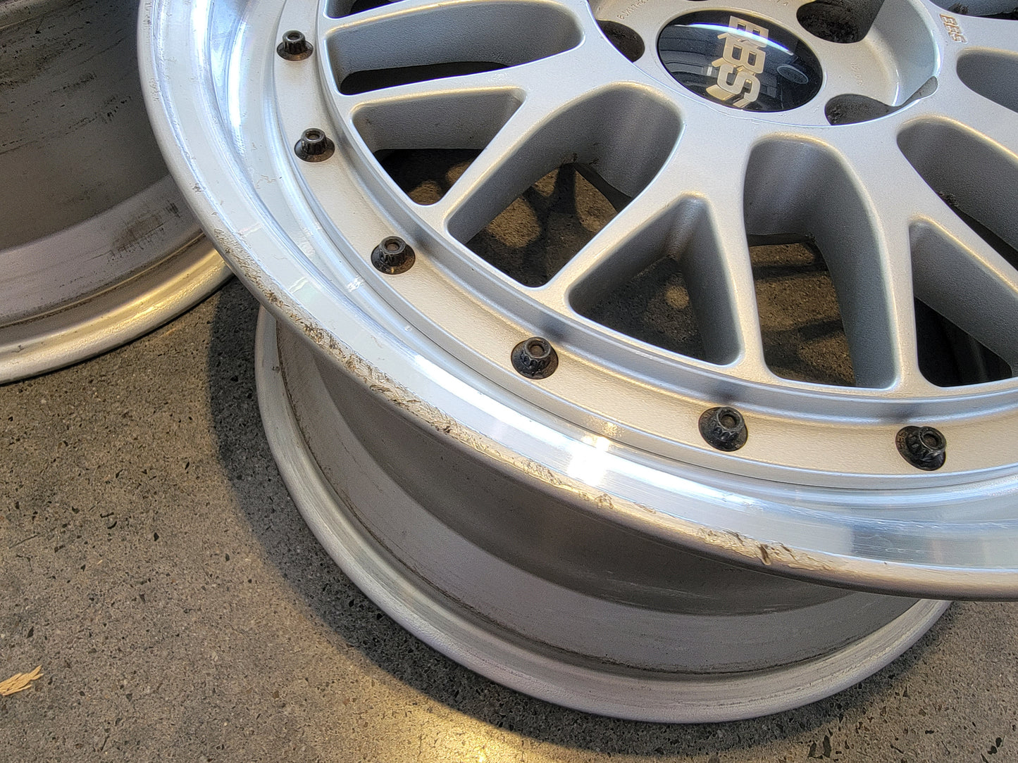BBS LM 5X114.3 17x8 +40 LM074 Square Set of 4 Silver