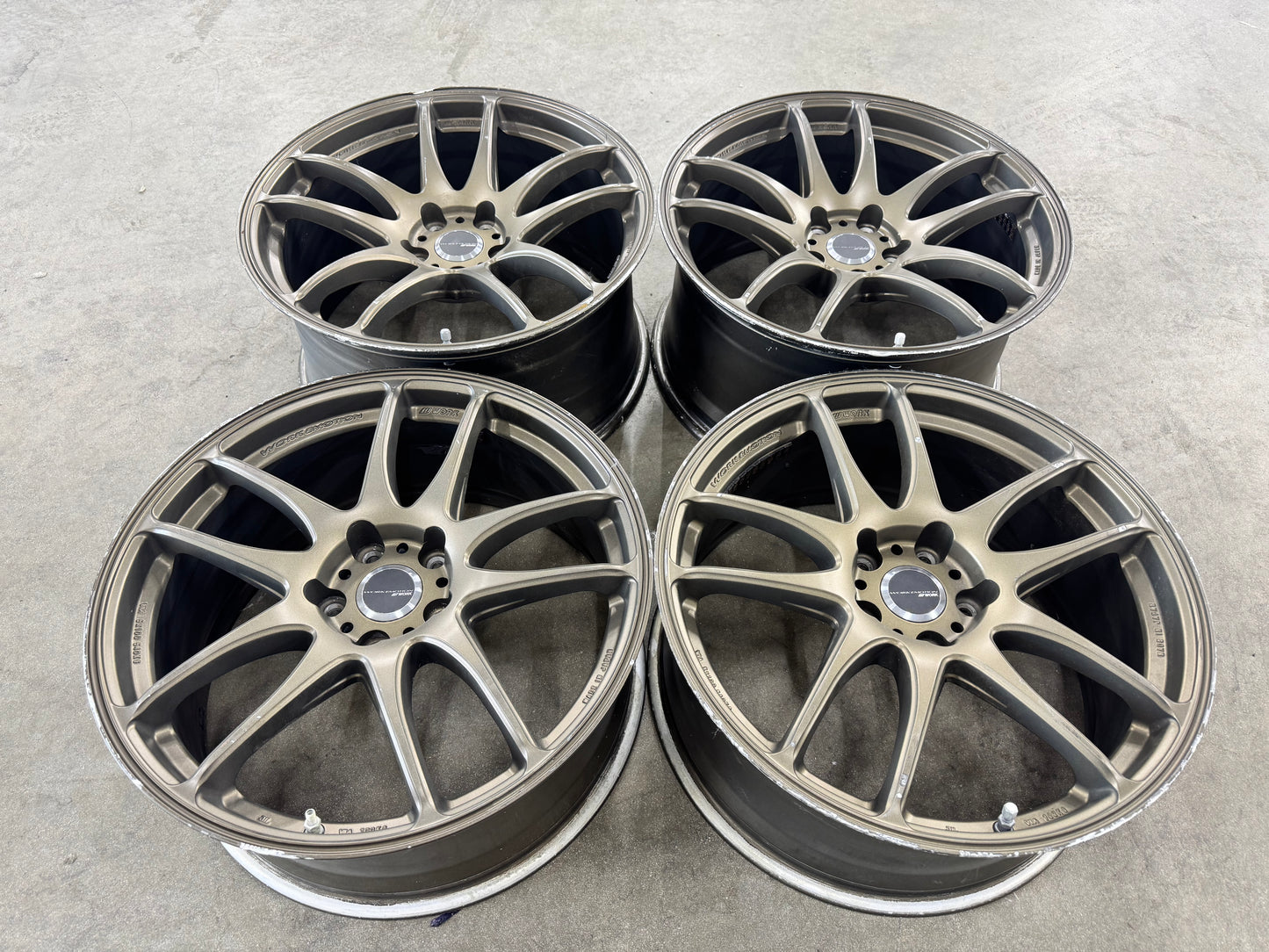 WORK CR-Kai Kiwami 5x114.3 19x8.5 +42 19x9.5 +38 73.3 hub