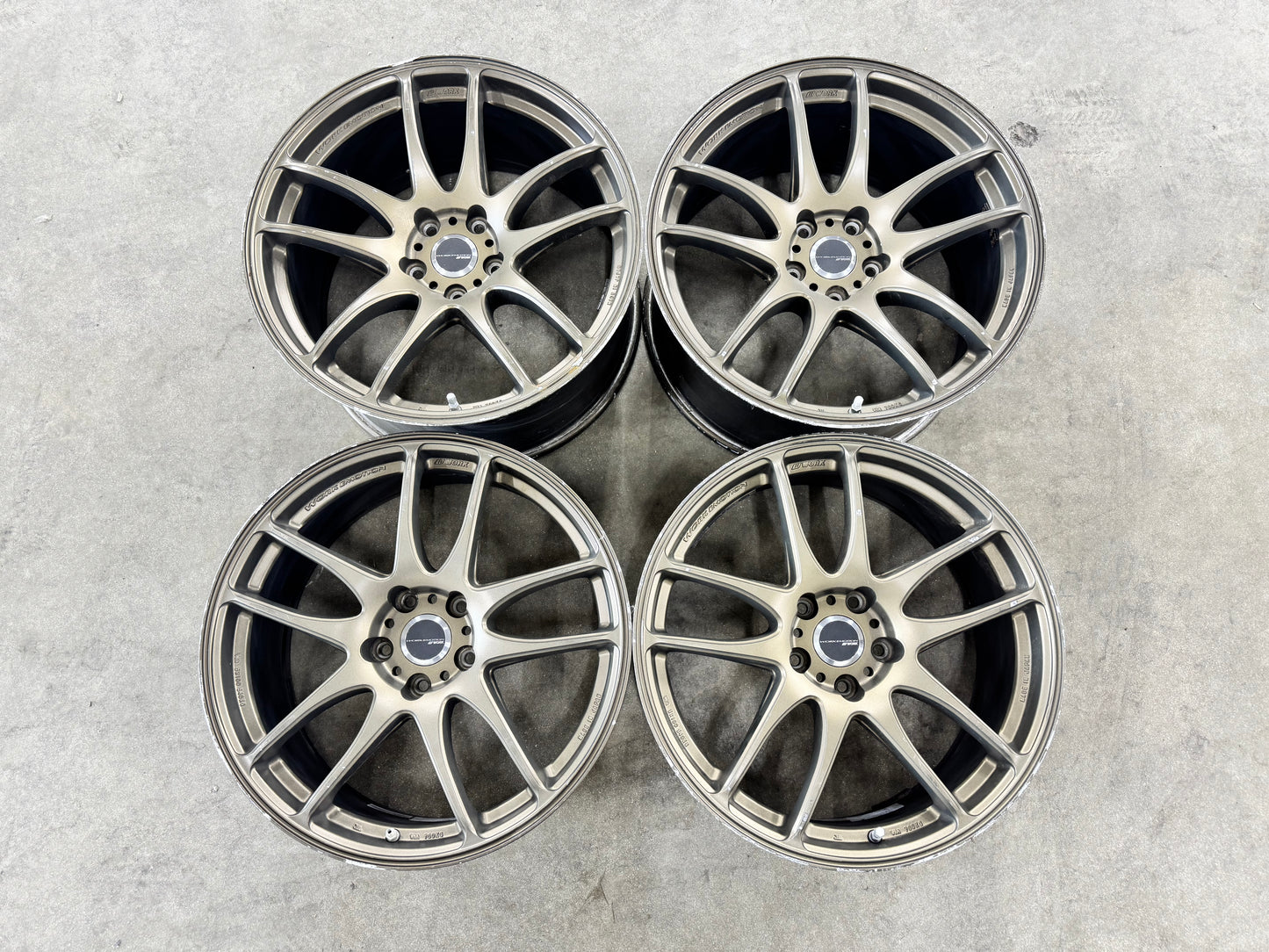 WORK CR-Kai Kiwami 5x114.3 19x8.5 +42 19x9.5 +38 73.3 hub