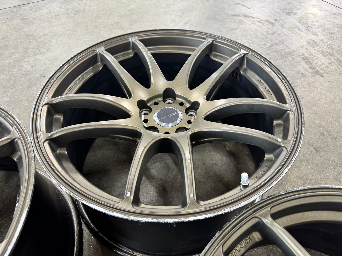 WORK CR-Kai Kiwami 5x114.3 19x8.5 +42 19x9.5 +38 73.3 hub