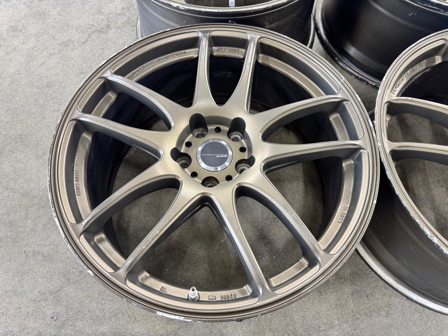 WORK CR-Kai Kiwami 5x114.3 19x8.5 +42 19x9.5 +38 73.3 hub