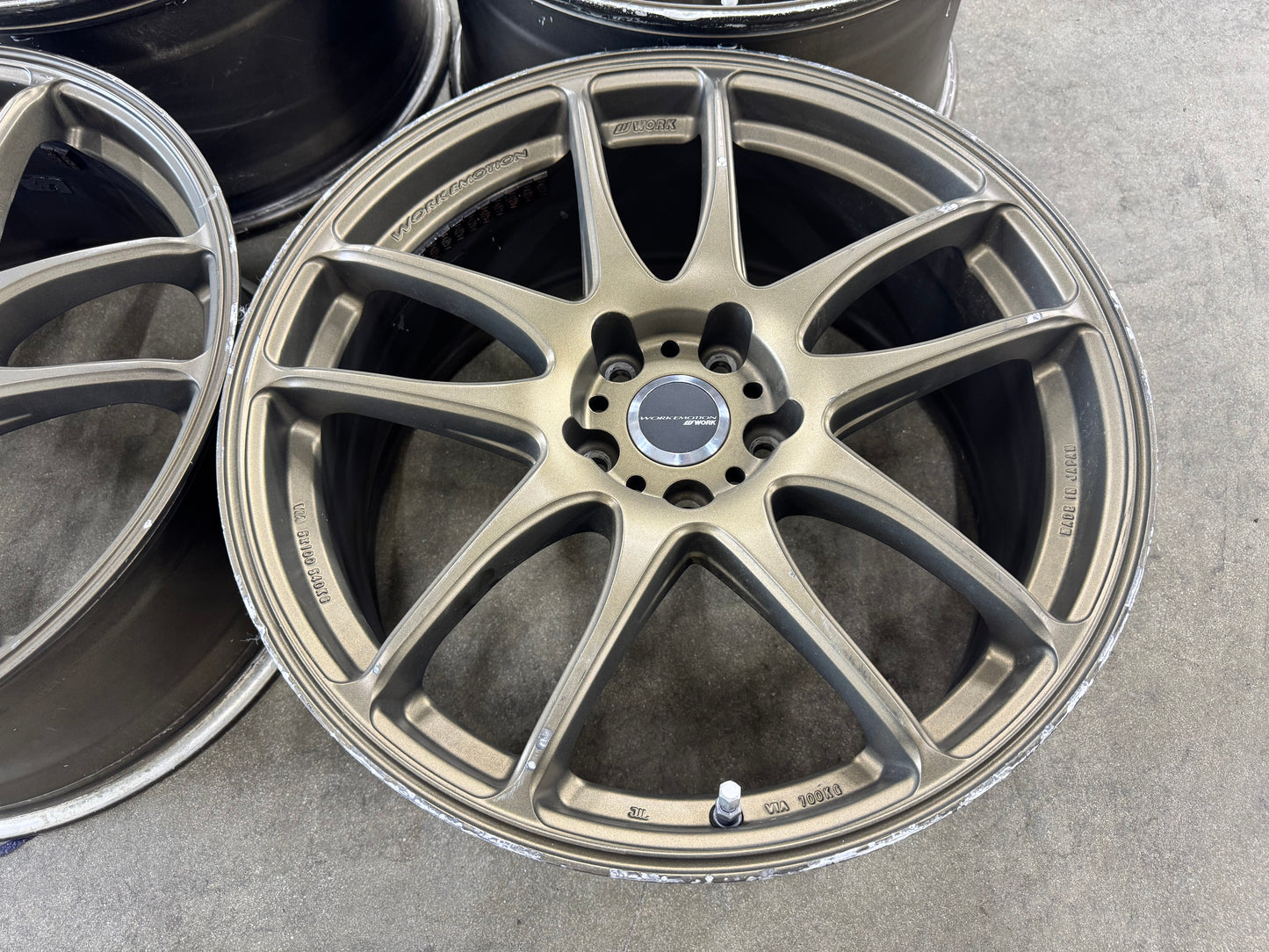 WORK CR-Kai Kiwami 5x114.3 19x8.5 +42 19x9.5 +38 73.3 hub