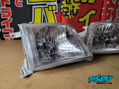 90 95 Series Land Cruiser Crystal Headlights KZJ90 KZJ95 VZJ90 VZJ95 (Will ship from USA location)